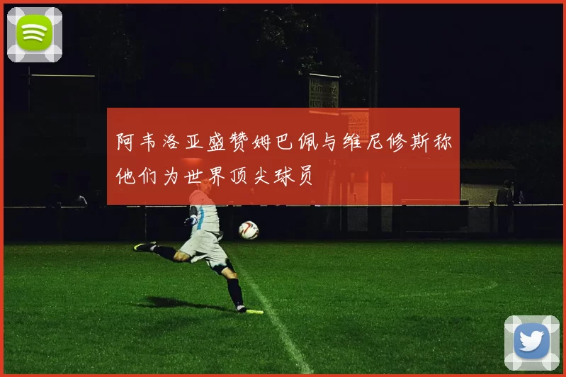 阿韦洛亚盛赞姆巴佩与维尼修斯称他们为世界顶尖球员